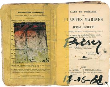 Extrait du cahier "L'art de préparer les plantes marines"